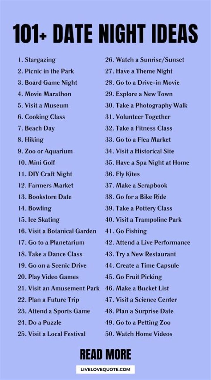 49 Best Date Night Ideas Near Me
