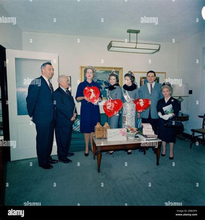 First Lady's Social Secretary Letitia Baldrige with the 