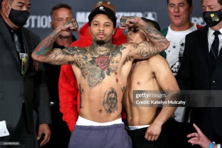 Gervonta Davis and Isaac Cruz make weight, mild shoving contest ensues