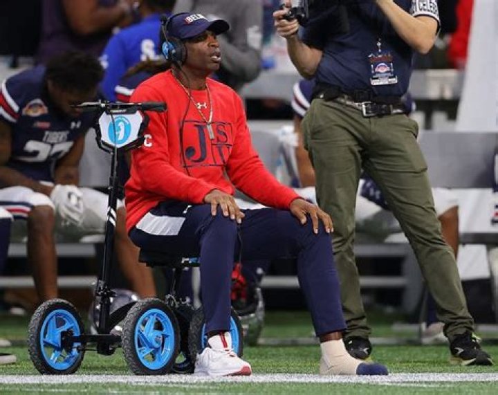 Jackson State's Deion Sanders had two toes amputated